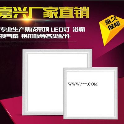 集成吊顶led平板灯工程灯嵌入式铝扣石膏板厨卫灯厨房灯60