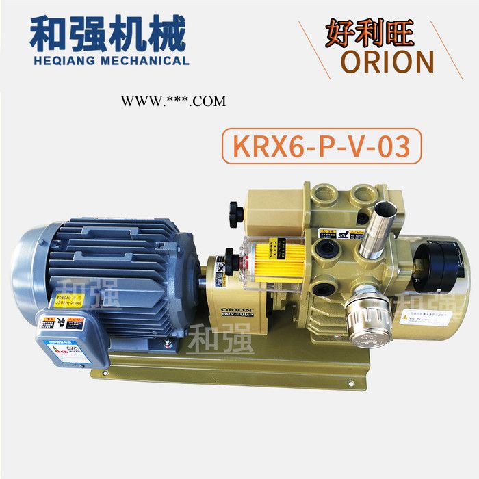 日本进口真空泵 好利旺/ORION 无油旋片泵 干泵 碳片泵 石墨片气泵KD1501-350-G1 印刷行业用泵图8