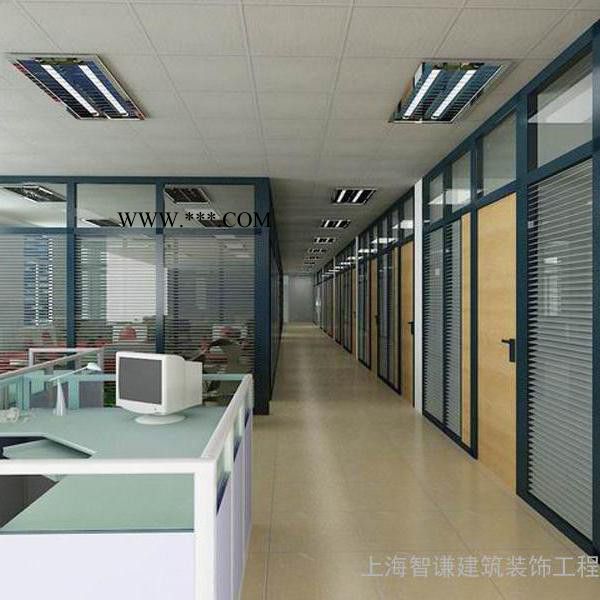 石膏板天花，办公室石膏板天花吊顶，闵行工业区厂房装修，办公厂房隔墙吊顶，卫生间隔断图4