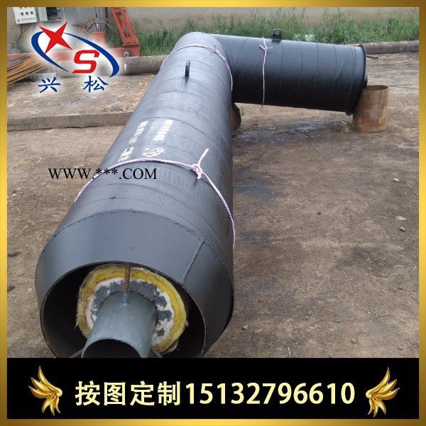 过大门钢套钢弯管内固定节价格   石墨保温层钢套钢保温管厂家图6