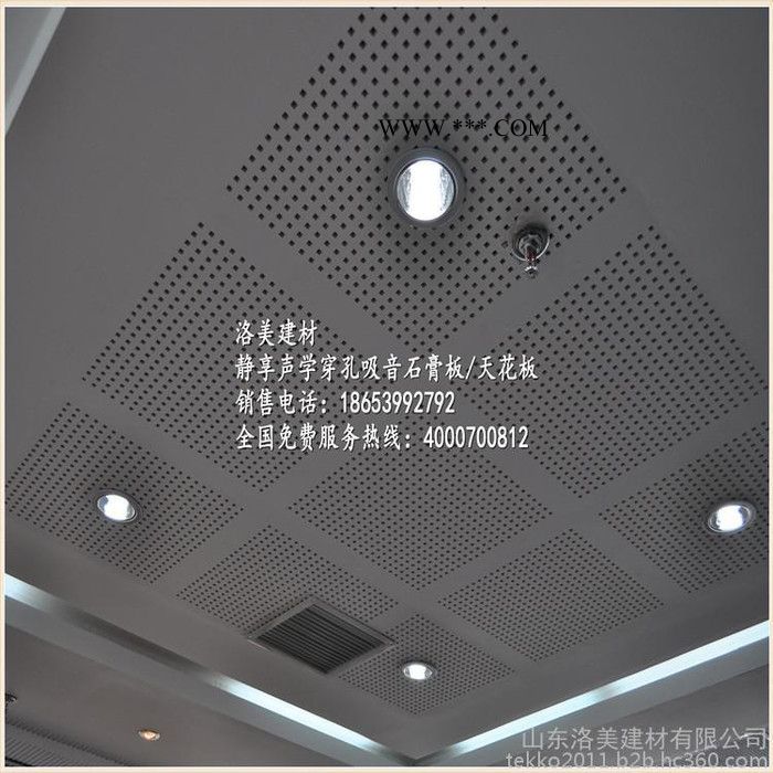 供应龙牌方孔穿孔石膏板图4