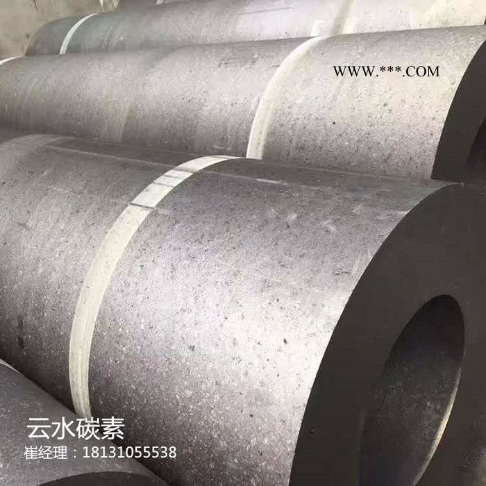 云水碳素 石墨电极 300-700高功率石墨电极 超高功率石墨电极 出口专用石墨电极 600/550UHP超高功率石墨电图7
