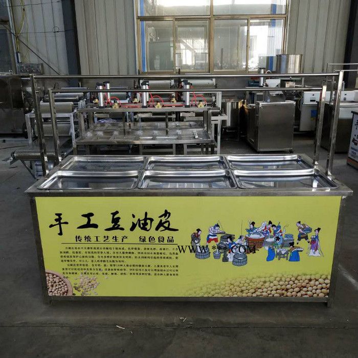 口味筋道酒店油皮机 配菜不抢味石墨油皮机 小型节能腐竹机图5