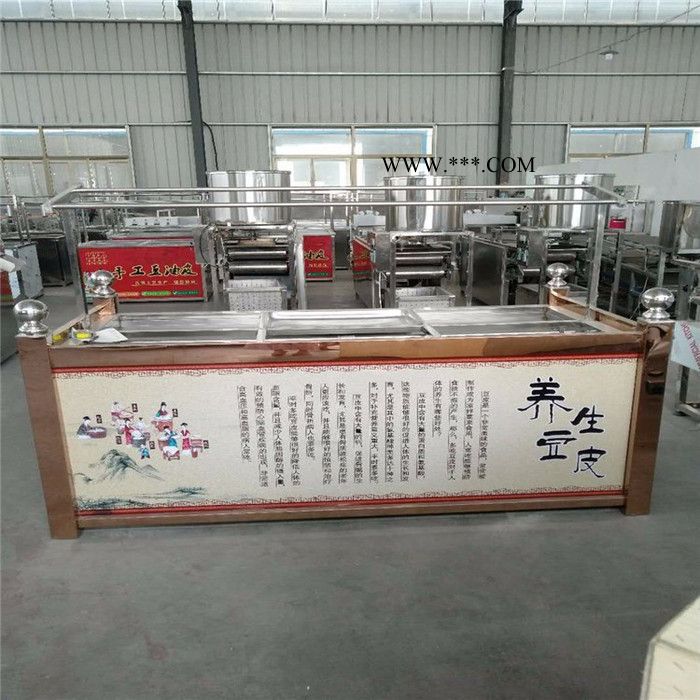 口味筋道酒店油皮机 配菜不抢味石墨油皮机 小型节能腐竹机图3