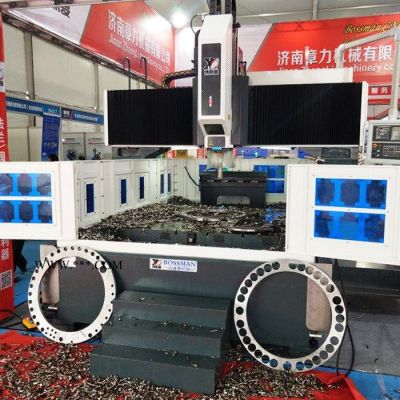 博斯曼 龙门钻铣床 法兰管板数控钻床 石墨加工中心机床 精选厂家