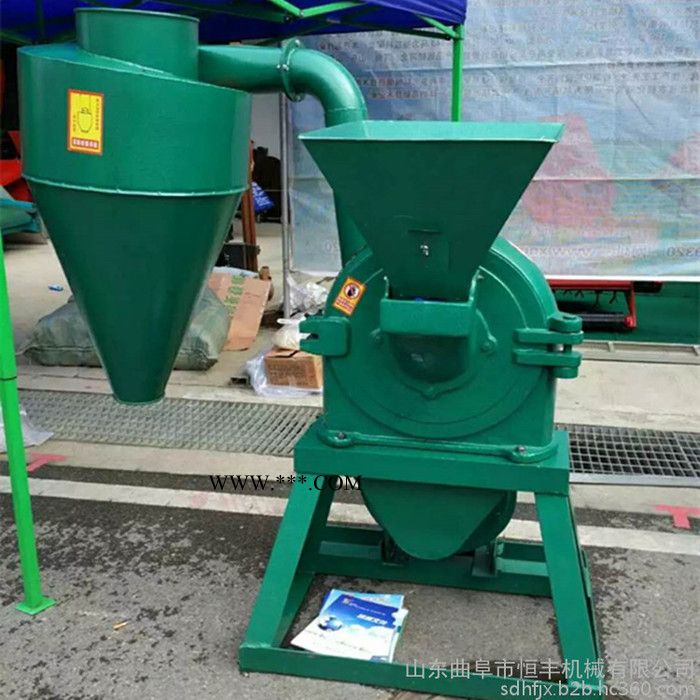 石墨烯粉碎机配套料仓脉冲除尘 稻壳齿盘粉碎机 100目玉米粉机图4