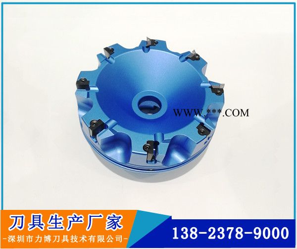 LEEPPLE机夹数控刀具铝制面铣刀盘R295 加工铸铁、铝、铜、石墨等材料PCD高速高效面铣刀盘图3