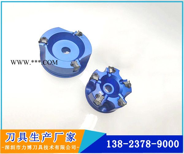 LEEPPLE机夹数控刀具铝制面铣刀盘R295 加工铸铁、铝、铜、石墨等材料PCD高速高效面铣刀盘图2