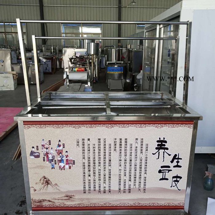 饭店即食美味石墨油皮机 酒店明档用不锈钢四盘六盘豆油皮机 腐竹油皮机价格图8