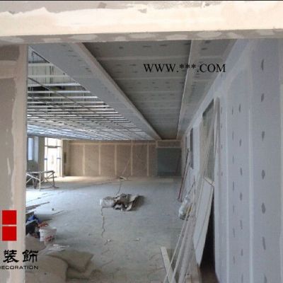 上海办公室设计装修，青浦办公室隔墙吊顶，设计办公室石膏板吊顶