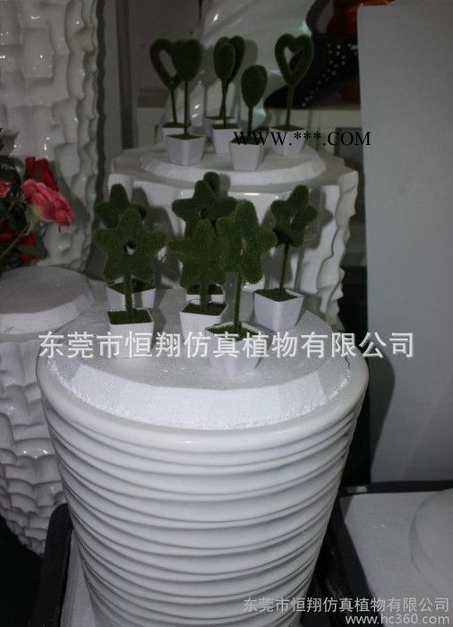 现代简约时尚家居石膏花瓶装饰品 变色石膏花瓶吊件 白色花瓶