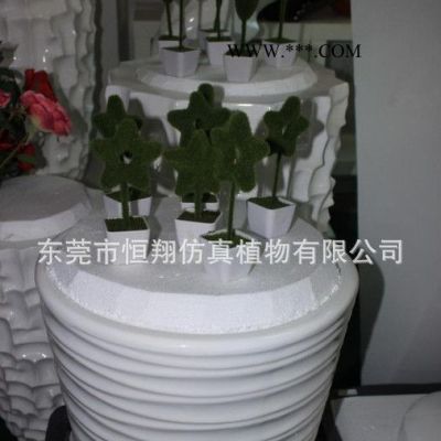 现代简约时尚家居石膏花瓶装饰品 变色石膏花瓶吊件 白色花瓶
