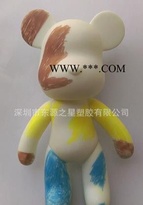 **批发 7 寸暴力熊 DIY石膏 白模白胚 彩绘涂鸦玩具图3