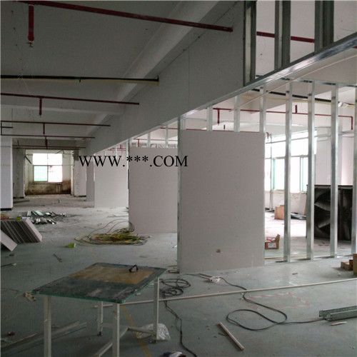 东莞石龙石排企石桥头横沥办公室石膏板隔断吊顶装修工程图4