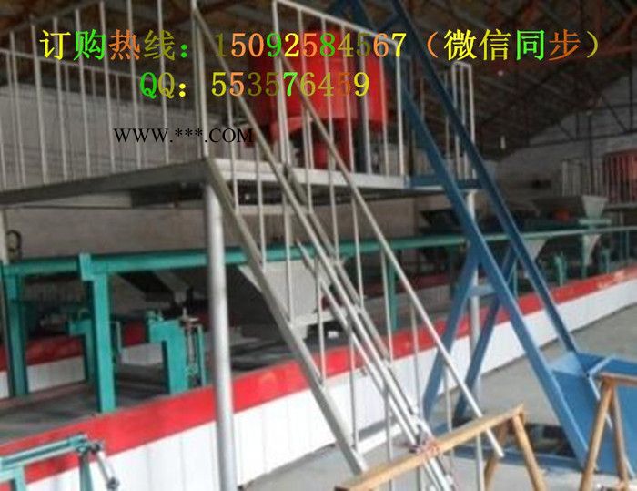 建筑材料隔墙板 防火板 珍珠岩 发泡板石膏墙板生产线设备y图2