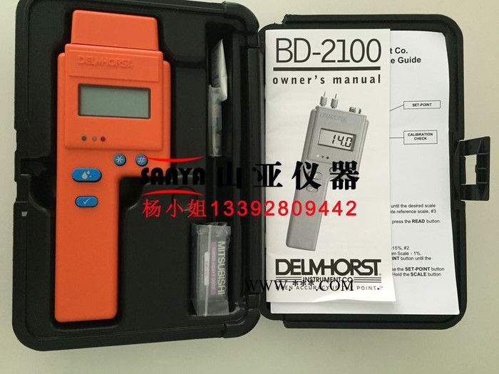 BD-2100 木材湿度计 BD2100水分计 美国DELMHORST 木材、混凝土、石膏板、外墙、防水层、地板图7