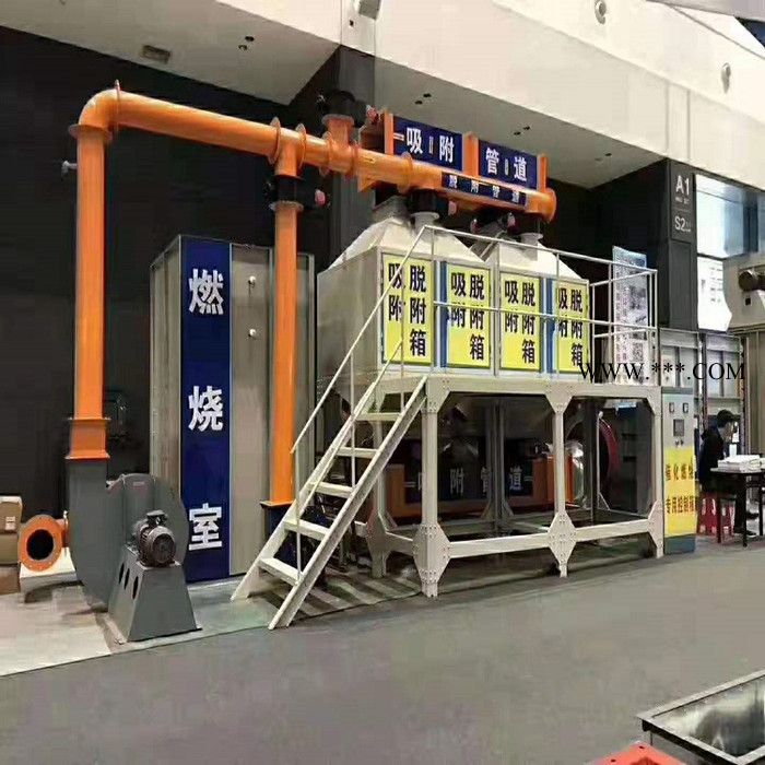 中博定做 沸石转轮吸附 rto催化燃烧 催化燃烧废气处理设备图2