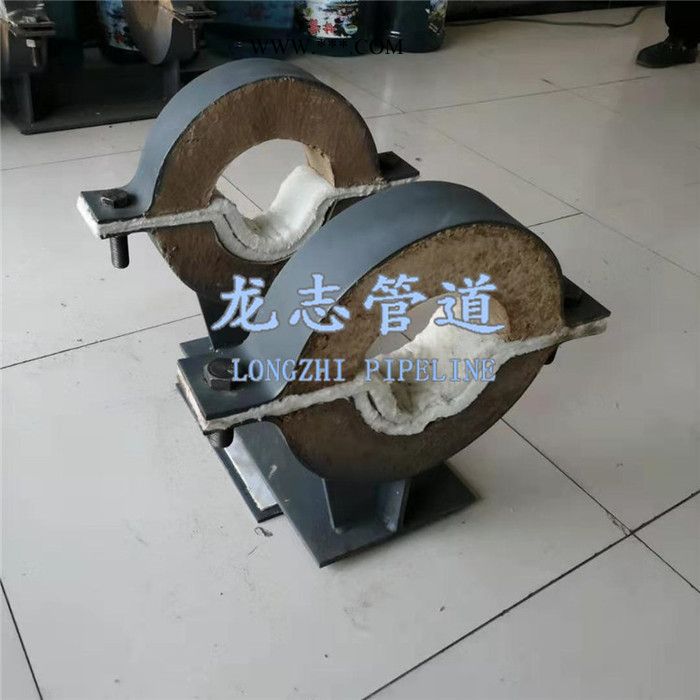 直销蒸汽管道蛭石石棉隔热托座 导向滑动蛭石隔热管托支架可定做图4