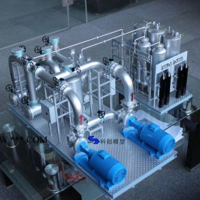 供应VOC废气沸石浓缩焚烧系统  机械设备模型制作 产品设备模型 工业机械模型