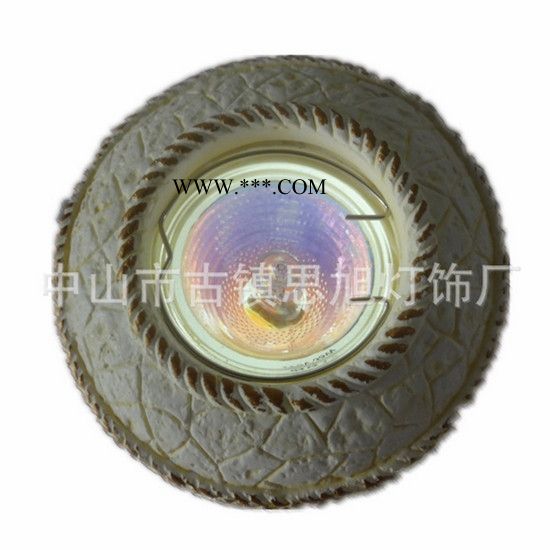 HR5147欧式石膏天花灯彩绘天花灯别墅牛眼灯/地中海天花灯..图3