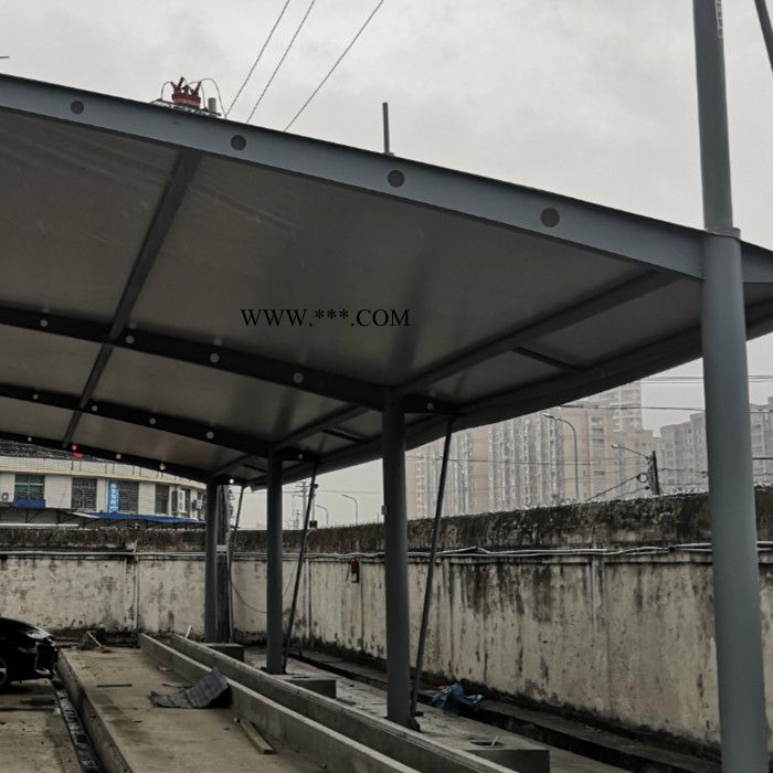 石棉县膜结构车棚景观棚选驰韭图2