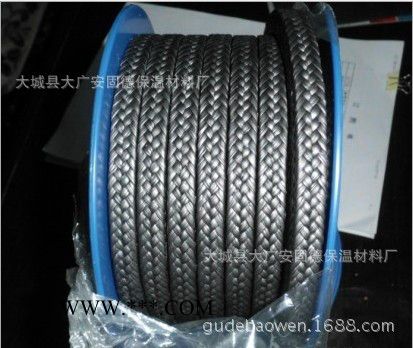 黑聚四氟盘根 白四氟盘根含油无油纯聚四氟盘根 石棉四氟混编盘根图2