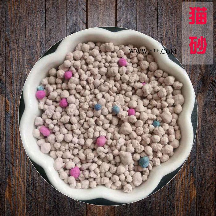 膨润土猫砂 球形猫砂  粉尘少 除臭  结团良好 猫咪用品图1