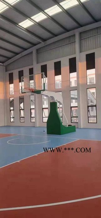 手动液压篮球架屋顶悬挂篮球架升降篮球架四川省雅安市石棉县篮球架怎么安装尺寸图8