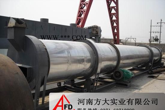 黑龙江萤石粉烘干机型号，哈尔滨滚筒黄沙烘干设备，安全无污染回转式滚筒烘干机图2