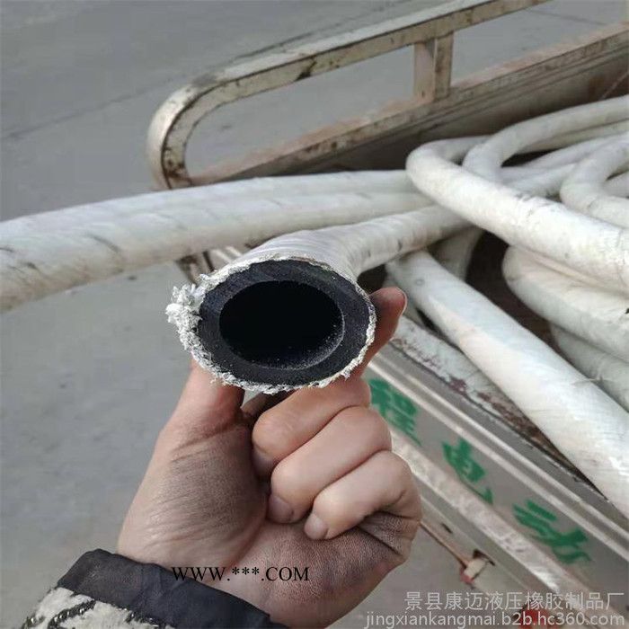 康迈供应耐火耐高温石棉胶管 防火阻燃石棉胶管 抗老化阻燃石棉夹布胶管 石棉铠装胶管 直供钢厂 电厂电石炉厂 **价廉图4