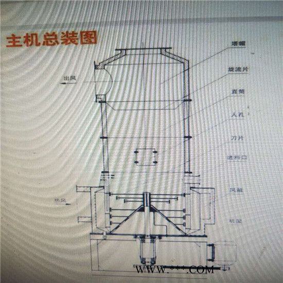 丽江高岭土烘干机 卧式干燥机 二手旋转干燥机