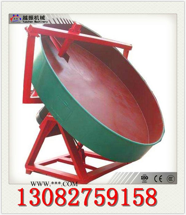 山东济南越振牌YZZL800肥料设备  圆球整形机圆球造粒机膨润土造粒机饲料造粒机图1