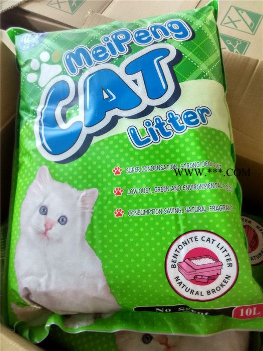 美鹏批发 膨润土猫砂 10KG 加香和五香图2
