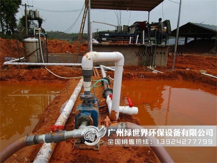 供应广州绿世界牌LSJD 1500污泥处理设备 高岭土带式压滤脱水机图4
