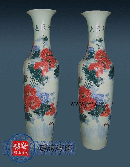 手工描绘高温烧制高岭土瓷瓶图7