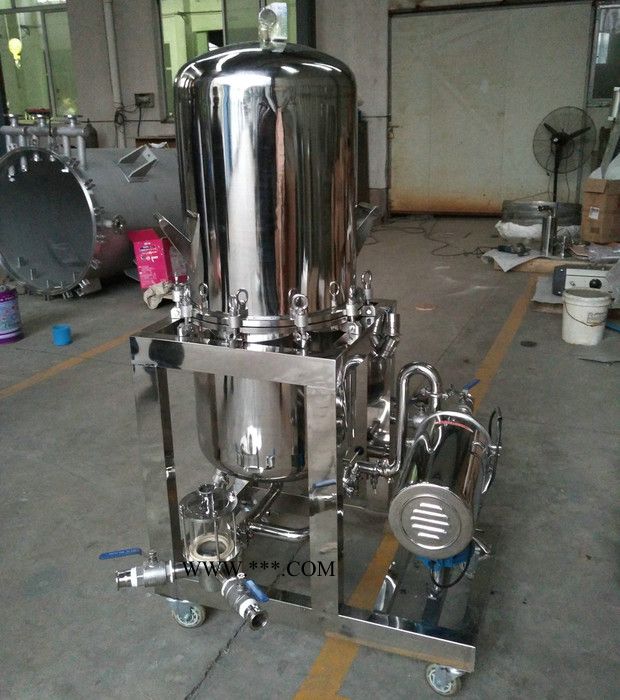 不锈钢立式硅藻土过滤机LS400-40图1