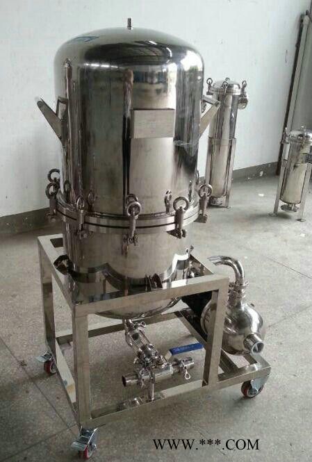 鑫滤环保LS400-40 不锈钢立式硅藻土过滤器图1