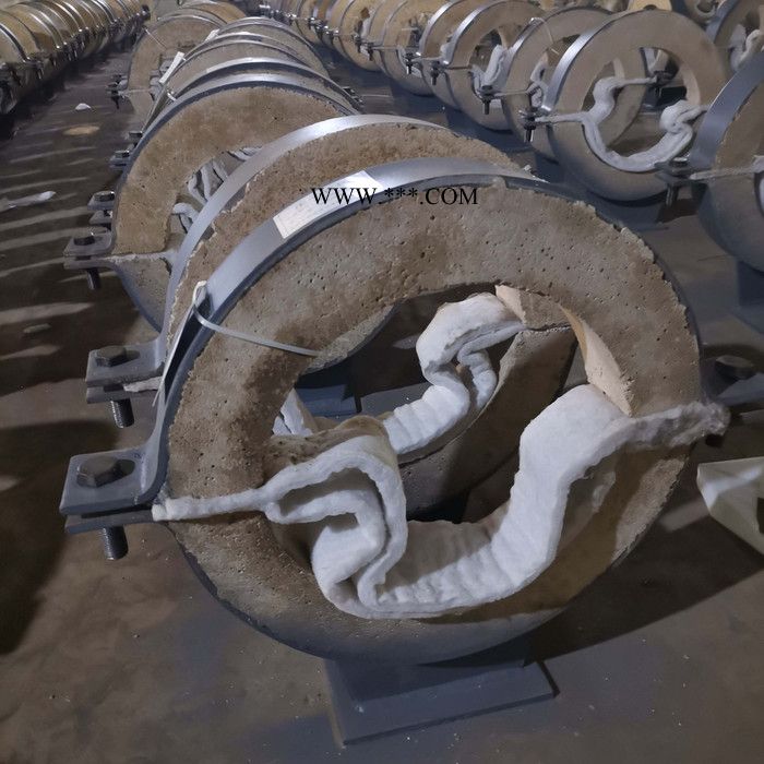 河北昊盐 隔热管托厂家 定制生产 J6-6 蛭石隔热管托 蒸汽管道隔热管托 保温滑动管托 固定管托价格 美丽 诚信可靠图4
