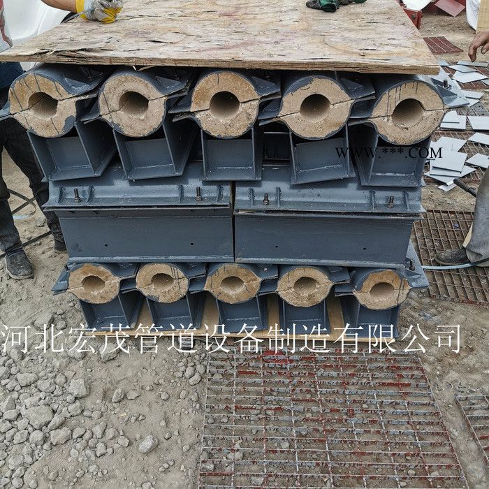 宏茂高效蛭石隔热管托 Z11型热压弯头管托热力管道固定支架 室外热力管道支座图2
