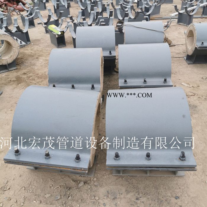 宏茂高效蛭石隔热管托 Z11型热压弯头管托热力管道固定支架 室外热力管道支座图5