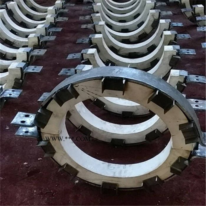 蛭石隔热管托，保温管托，木块保冷管托，齐鑫专业厂家图1