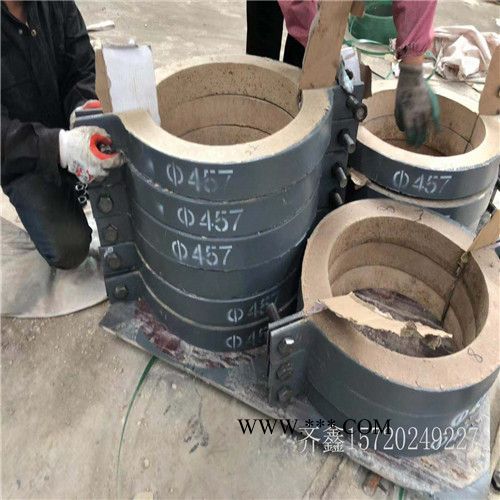 齐鑫DN450 蛭石隔热管托 保冷管托 滑动隔热管托  导向隔热管托  自产自销图4