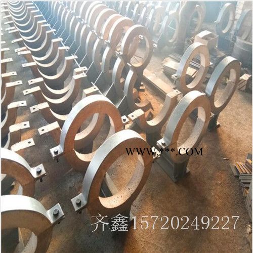 齐鑫DN450 蛭石隔热管托 保冷管托 滑动隔热管托  导向隔热管托  自产自销图2