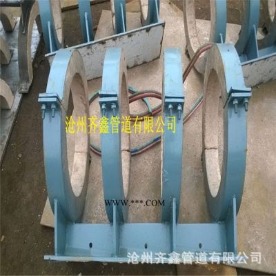 电厂用方型滑动支座、蛭石隔热丁字型滑动支座,齐鑫焊接管道