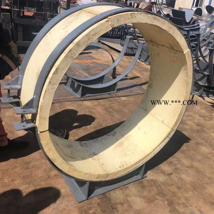 齐鑫DN300 隔冷隔热节能型管托 蛭石隔热管托 低压隔热管托 架空管道隔热管托 化工管道配件图3