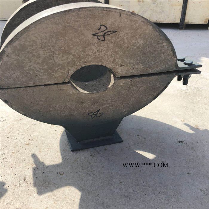 齐鑫DN500 蛭石隔热管托 架空管道隔热管托 导向型隔热管托 管道隔热管托实体厂家 性价比高图2