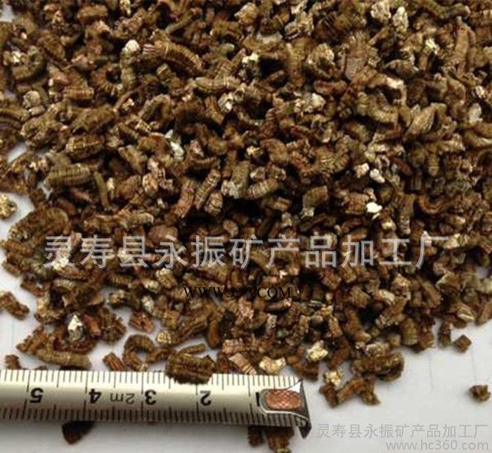 专业河北蛭石加工 金黄色3-6龟鳖孵化蛭石大颗粒图1