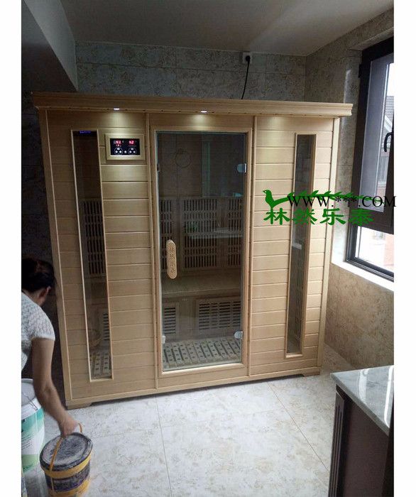 林然乐泰 汗蒸房别墅区汗蒸房家用高端实木汗蒸房远红外电气石汗蒸房图3