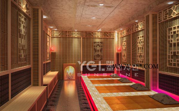 供应阳光里标准型电气石汗蒸房样板工程图2