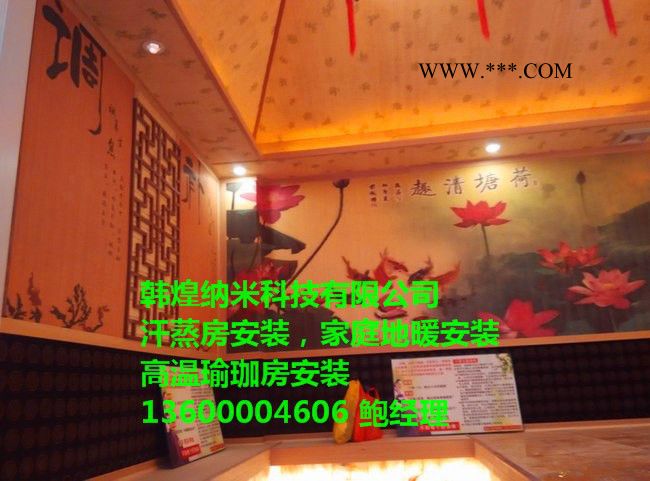 韩煌电气石汗蒸房安装图1